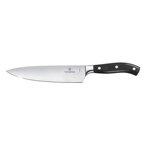 Cuchillo para chef forjado Grand Maître color negro. Hoja 20 cm. Victorinox