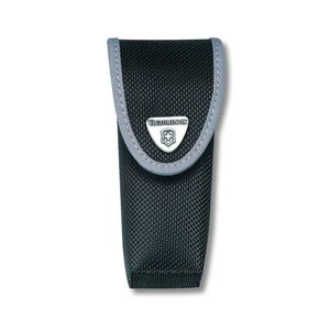 Estuche de Nylon color negro para cinturón, con compartimiento para linterna. Tamaño 12,4x5,2x3,5 cm