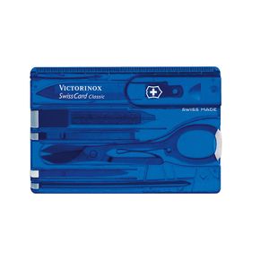 Swisscard Classic color azul transparente Victorinox