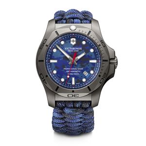 Reloj I.N.O.X. Professional Diver Titanio correa paracord azul, dial azul, Victorinox