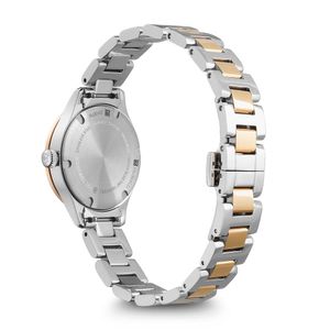 Reloj Alliance XS correa de acero inoxidable bicolor, dial gris con cristales Swarovski, Victorinox