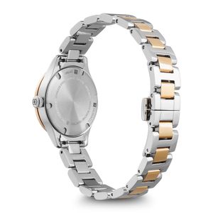 Reloj Alliance XS correa de acero inoxidable bicolor, dial gris, Victorinox