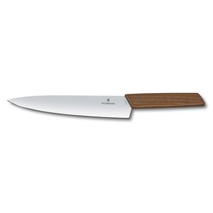 Cuchillo para trinchar Swiss Modern de madera. Hoja 22 cm. Victorinox