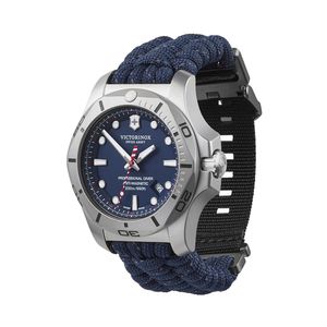 Reloj I.N.O.X. Professional Diver correa paracord azul, dial azul, Victorinox