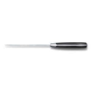 Cuchillo Santoku con alveólos Grand Maître color negro. Hoja 17 cm. Victorinox