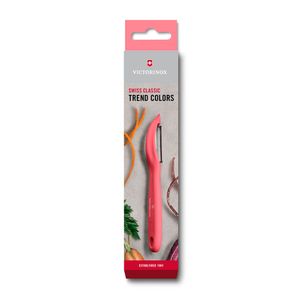 Pelador universal Swiss Classic Trend Colors color rojo claro, Victorinox