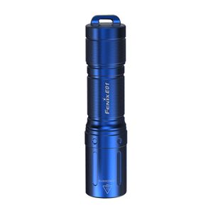 Linterna LED E01 Versión 2.0 color azul - Everyday carry, Fenix
