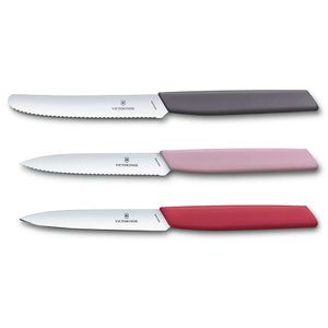 Set de cuchillos para verdura Swiss Modern, 3 piezas, Flower Ed. Limitada, Victorinox