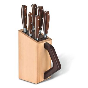 Bloque para cuchillos Grand Maitre de madera, 6 piezas, Victorinox