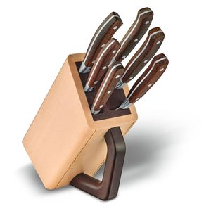 Bloque para cuchillos Grand Maitre de madera, 6 piezas, Victorinox