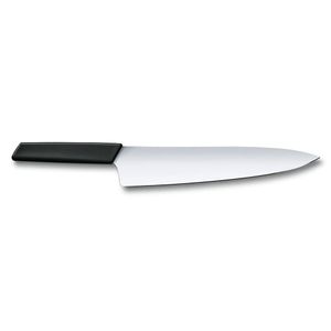 Cuchillo para trinchar Swiss Modern color negro. Hoja 25 cm. Victorinox